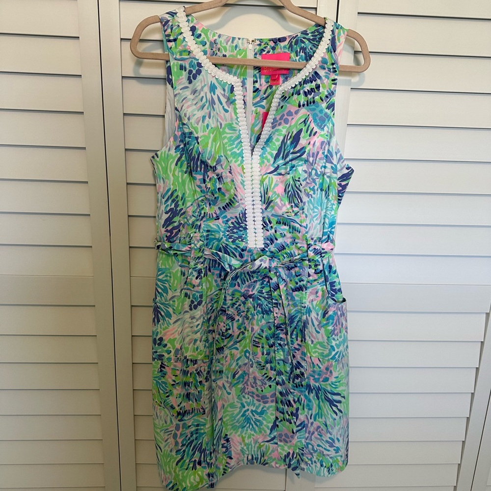 Floral Sleeveless Dress - Multicolor
